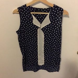 Polka dot blouse